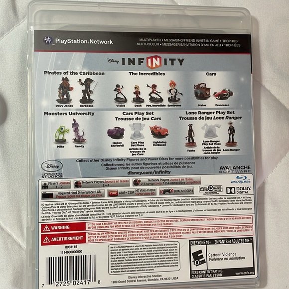 Disney Infinity 1.0 PS3 Game, 2 Platforms & Disney Cars Play Set Bundle - Picture 3 of 15